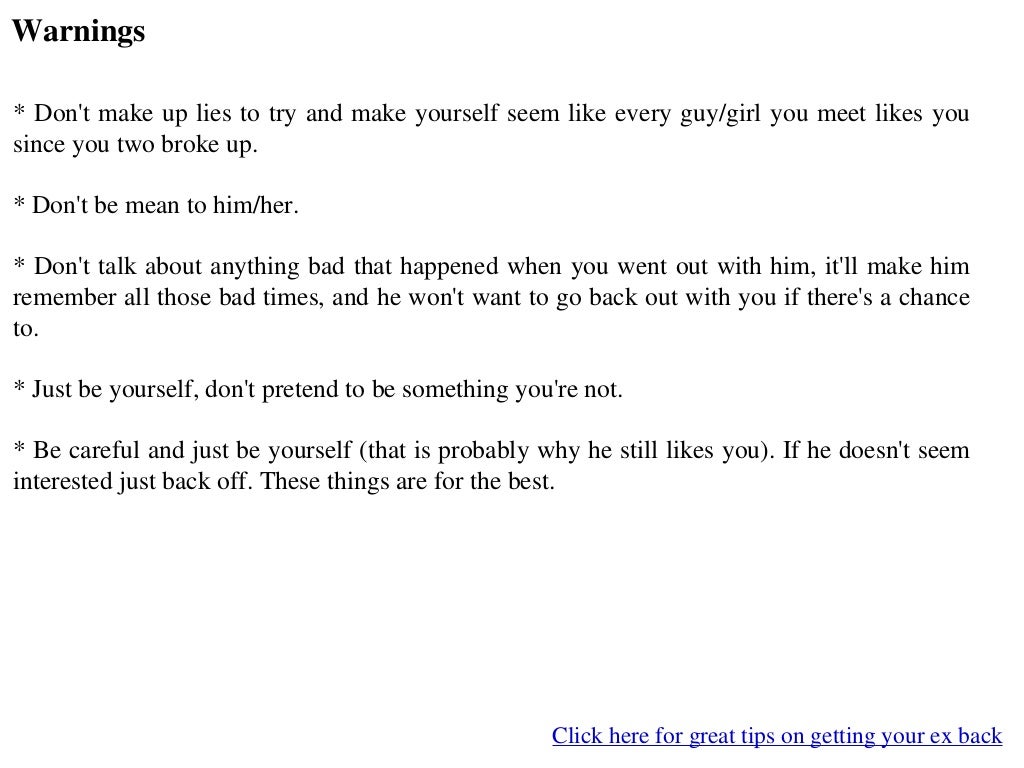 How to Find Out if Your Ex Still Likes You