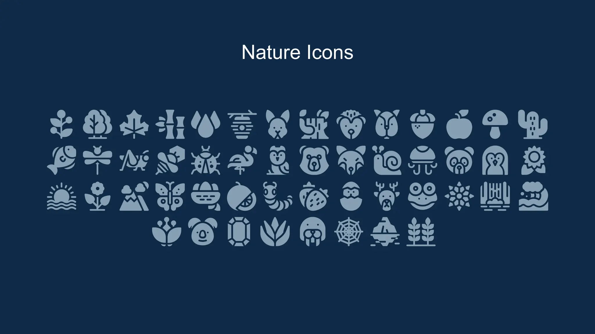 Nature Icons
 