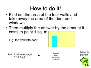 How To Find The Area Of An Unusual Shape | PPT