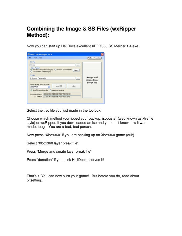 Xbox360 ss merger 1.5o free download