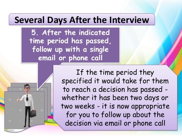 how to follow up after job interview