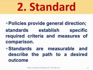 Policy Setting Direction How to-formulate-a-health-policy | PDF