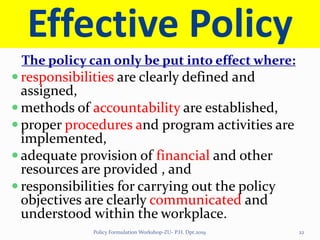 How to-formulate-a-health-policy | PDF