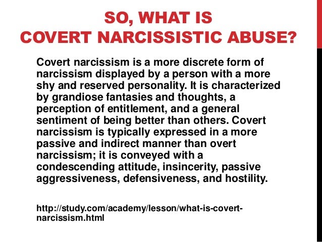How To Get Away With Murder A Slideshare On Covert Narcissistic Abuse