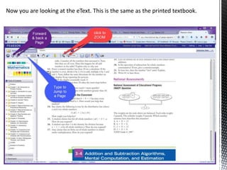 Now you are looking at the eText. This is the same as the printed textbook.
 
