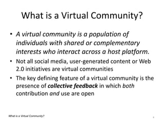 David Hinds - How To Grow A Vibrant Virtual Community 19jan09