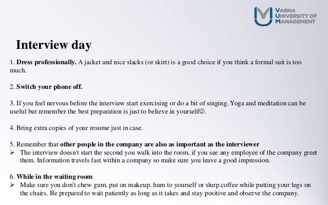 how to have a successful interview