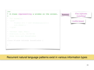 How to Identify Class Comment Types? A Multi-language Approach for ...