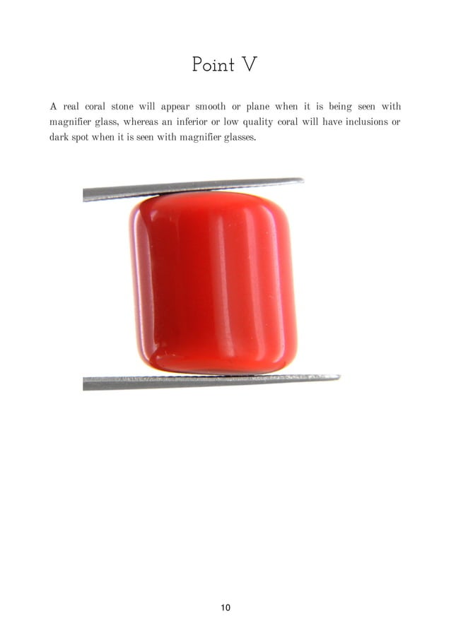How toidentifyredcoralgemstone