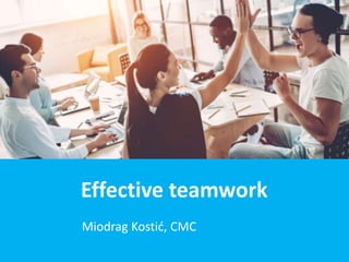Miodrag Kostić, CMC
Effective teamwork
 
