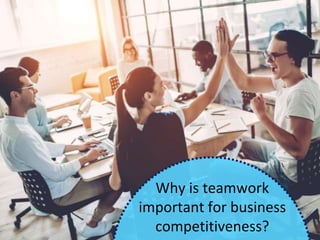 Why is teamwork
important for business
competitiveness?
 