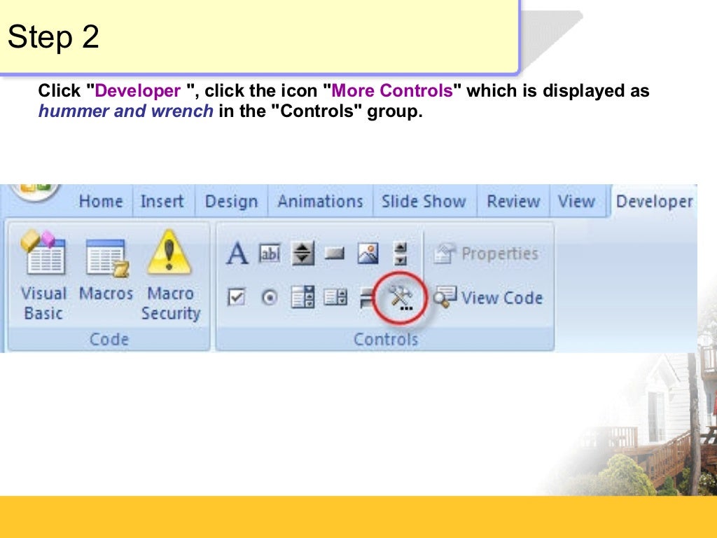 How to insert Flash to PowerPoint