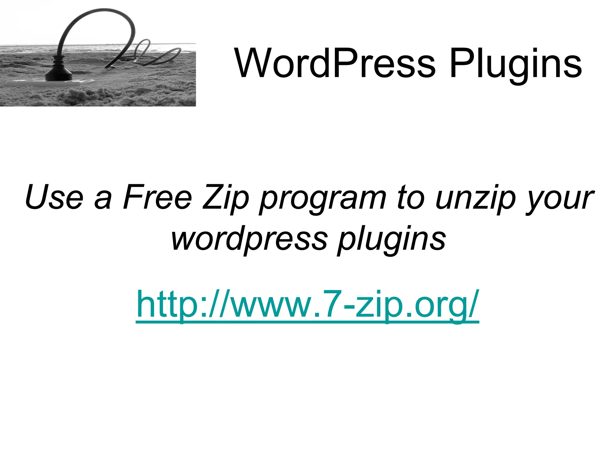 How to install a Word Press plugins