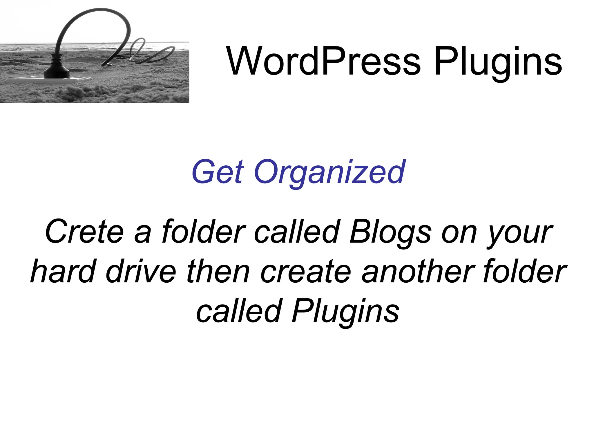 How to install a Word Press plugins