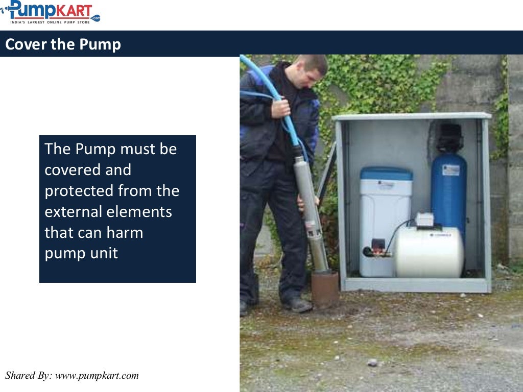 How to Install a Water Pump