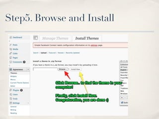 Step5. Browse and Install
 