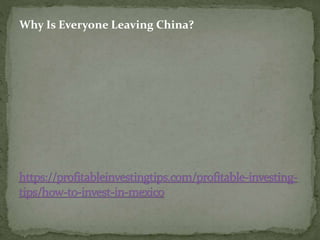 Why Is Everyone Leaving China?
 