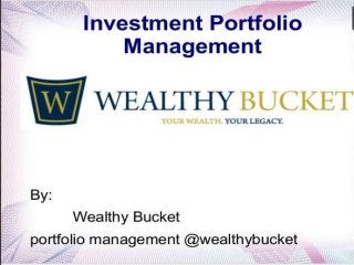How to Invest Money for Financial Hub Investor - www.wealthybucket.com