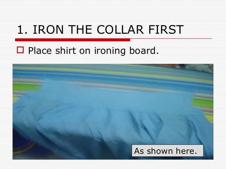 How To Iron Your Shirts