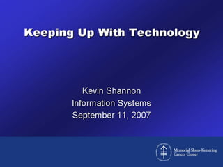 How To Keep Up With Technology