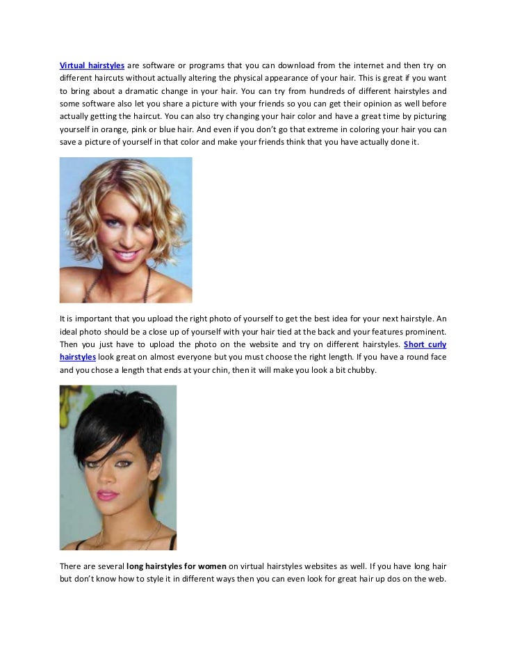 How To Look Your Finest Using High End Virtual Hairstyles