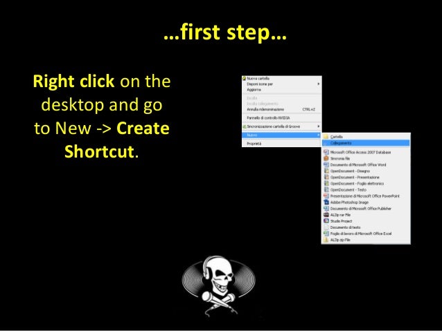 How to write a shutdown virus image