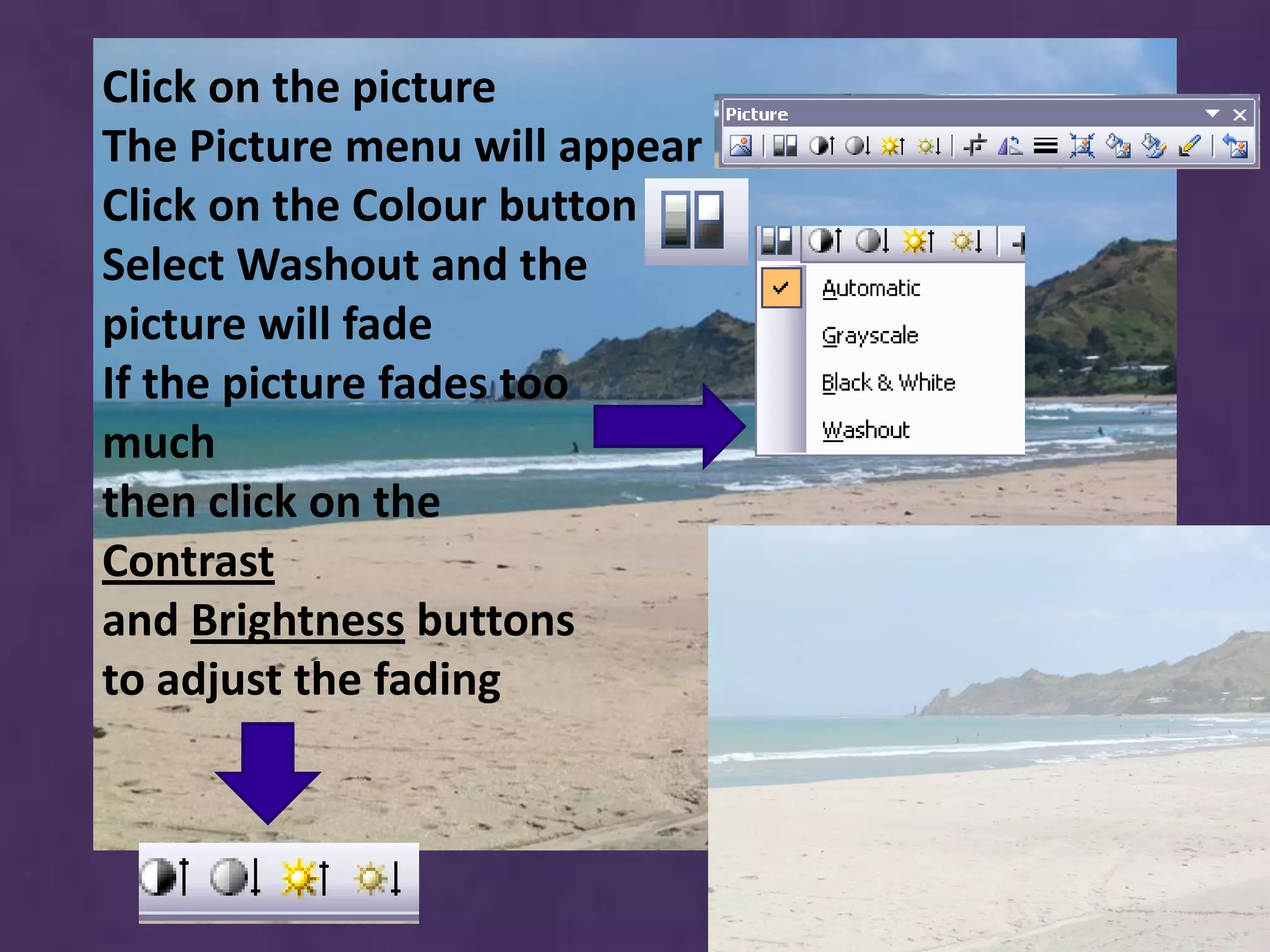 How To Make A Faded Background Picture In 2003