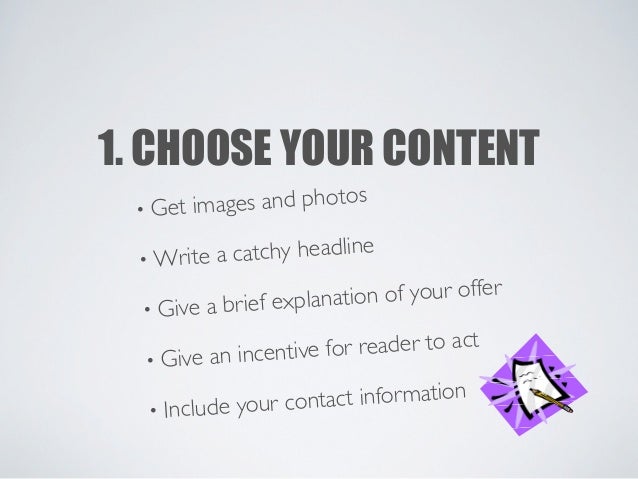 how to write flyers
