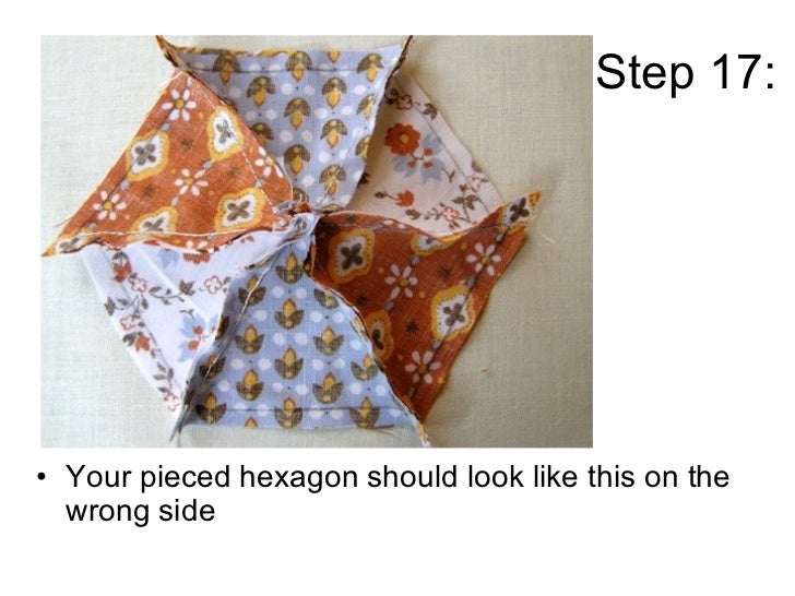 How To Make A Hand Pieced Hexagon Pincushion