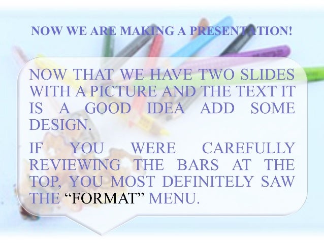 making a power point