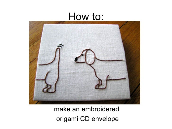 How To Make A Sausage Dog Cd Cover