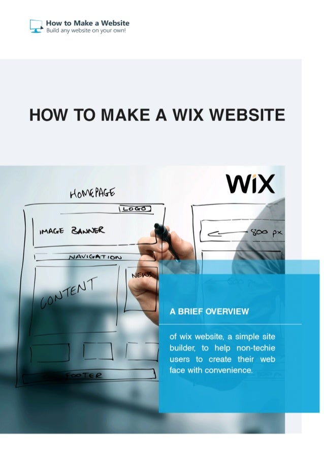 How to Build a site Using Wix