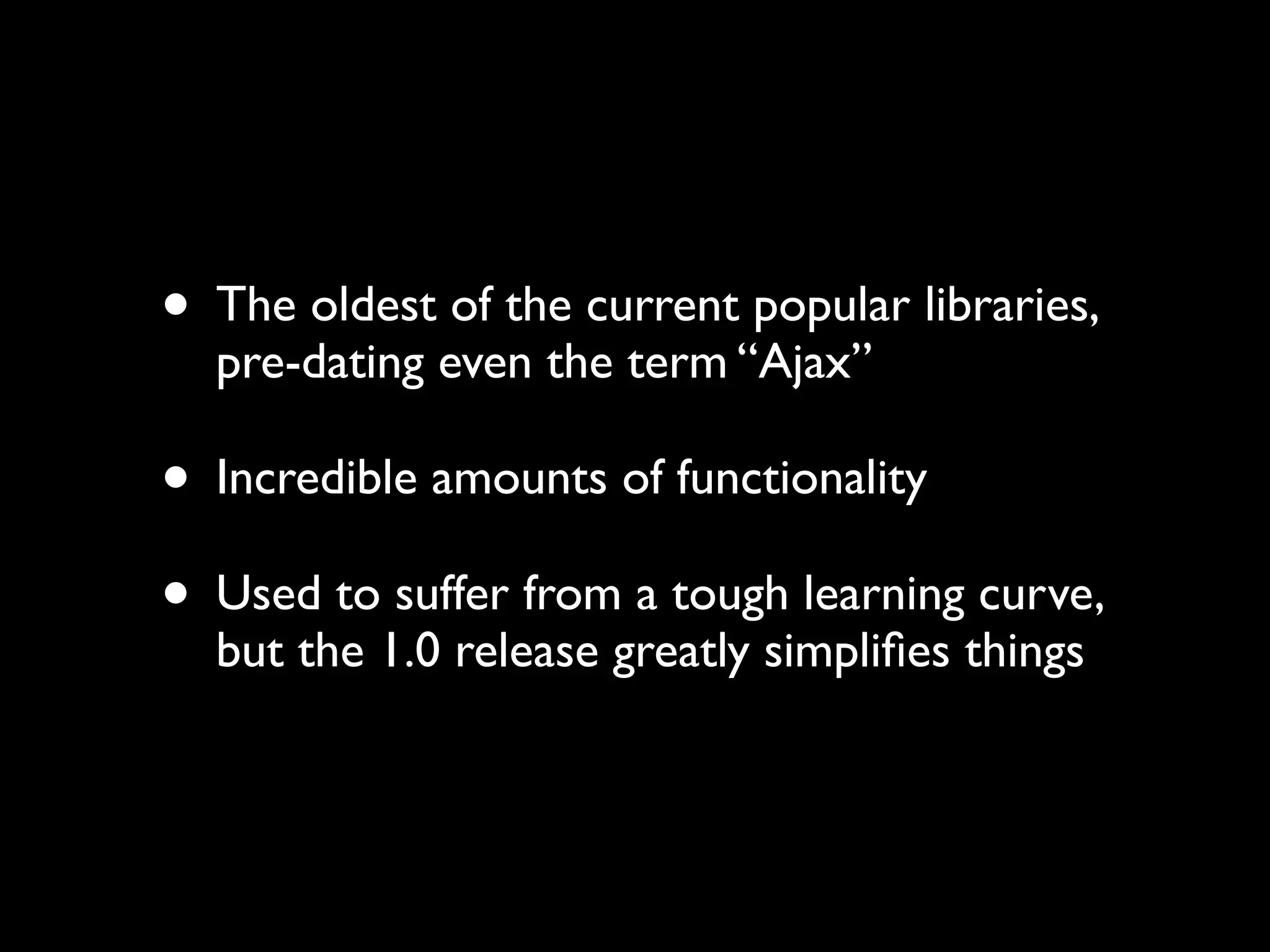 How to make Ajax Libraries work for you