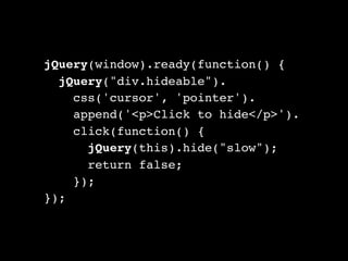 How to make Ajax Libraries work for you
