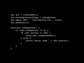How to make Ajax work for you