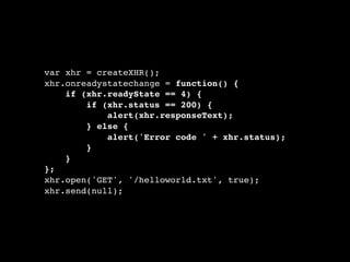 How to make Ajax work for you