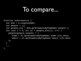 How to make Ajax work for you
