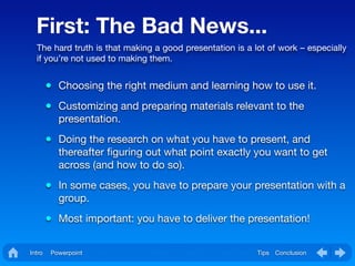 How To Make An Effective Presentation