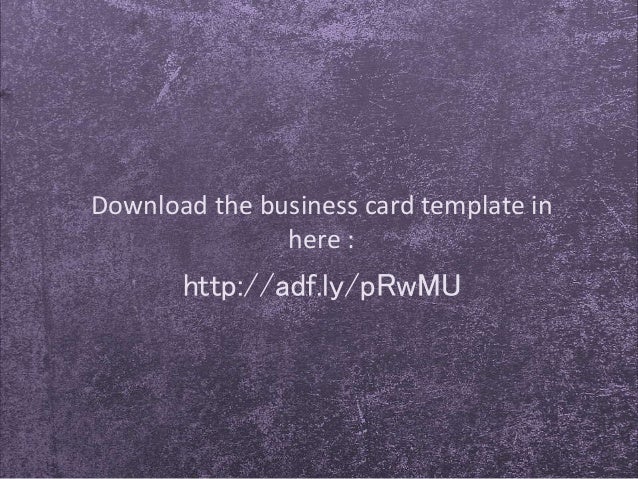 How to Make Personalized Business Cards Using Template in ...