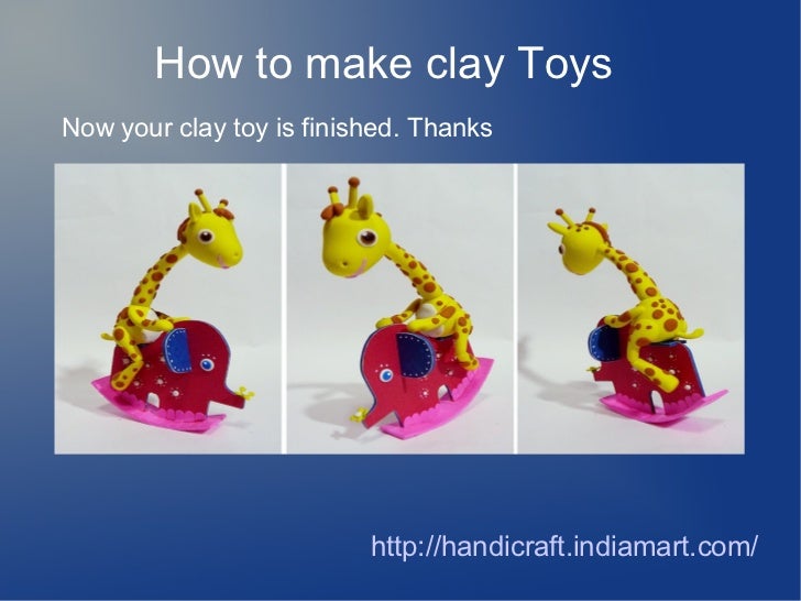 make a clay toys