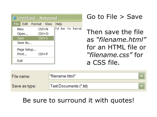 How to Make HTML and CSS Files | PPT