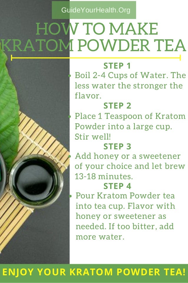 How To Make Kratom Powder Tea