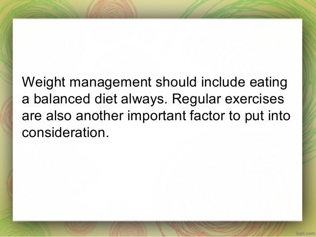 How to-manage-weight-gain ppt