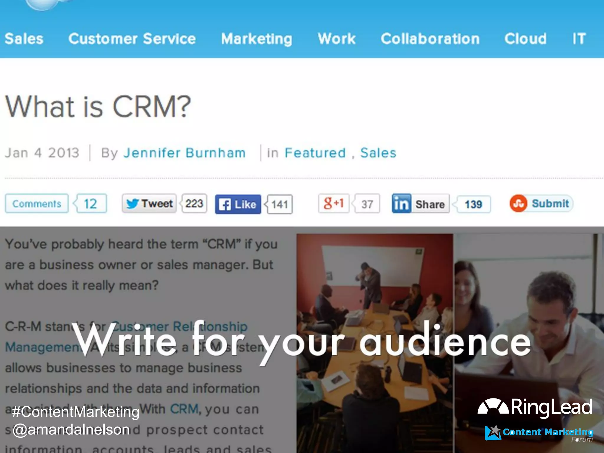 #ContentMarketing
@amandalnelson
 