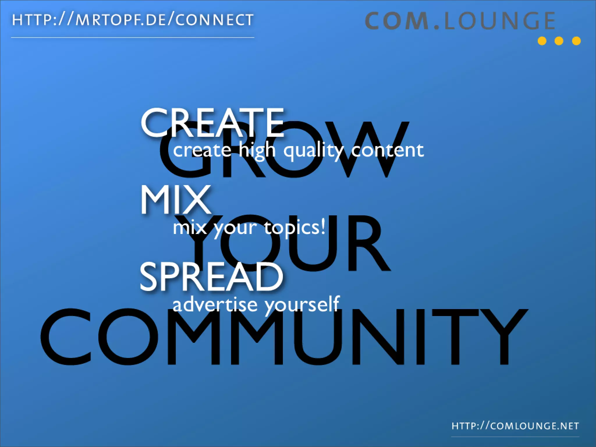 How to market Open Source projects the Web2.0 way