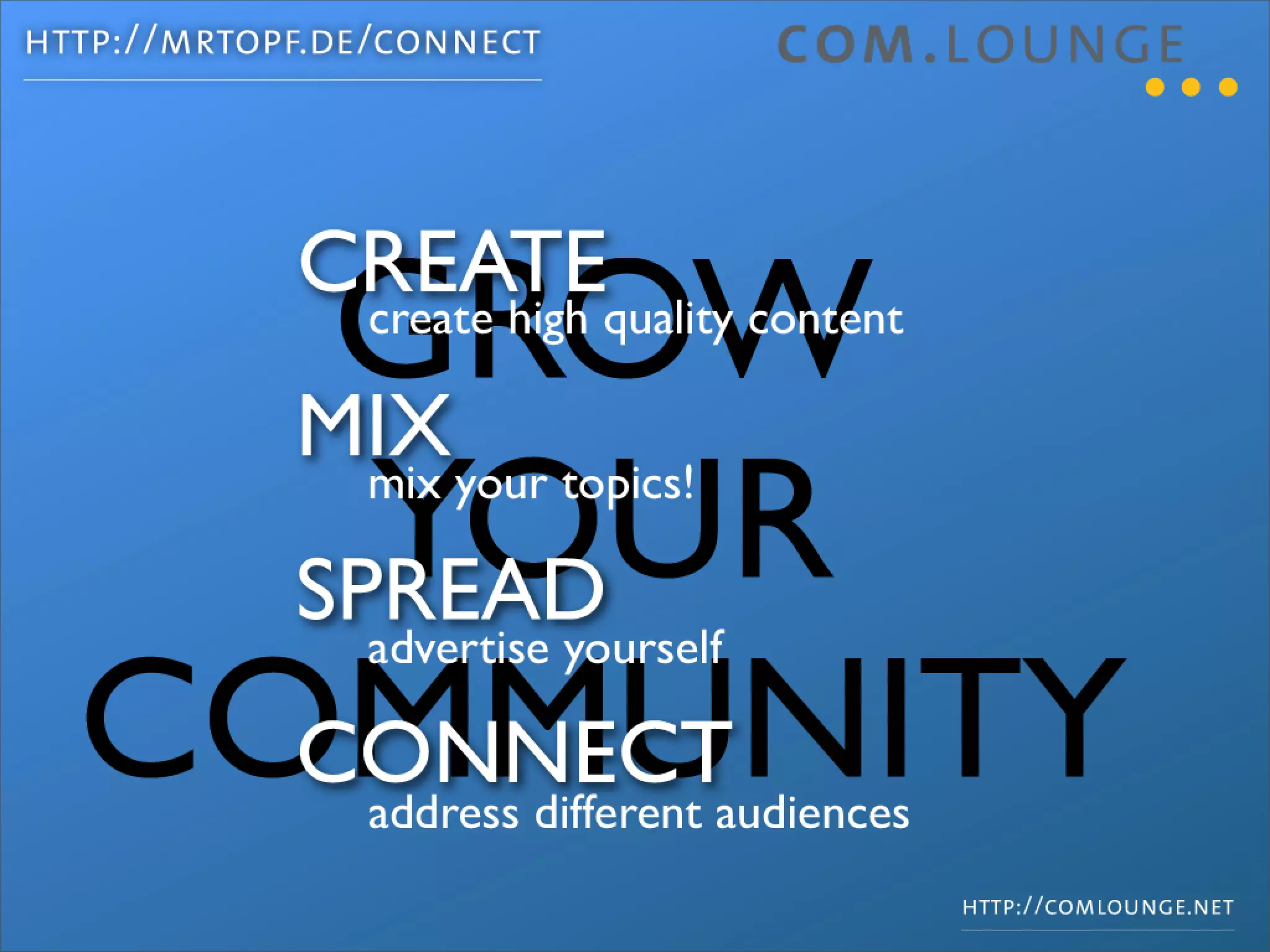 How to market Open Source projects the Web2.0 way