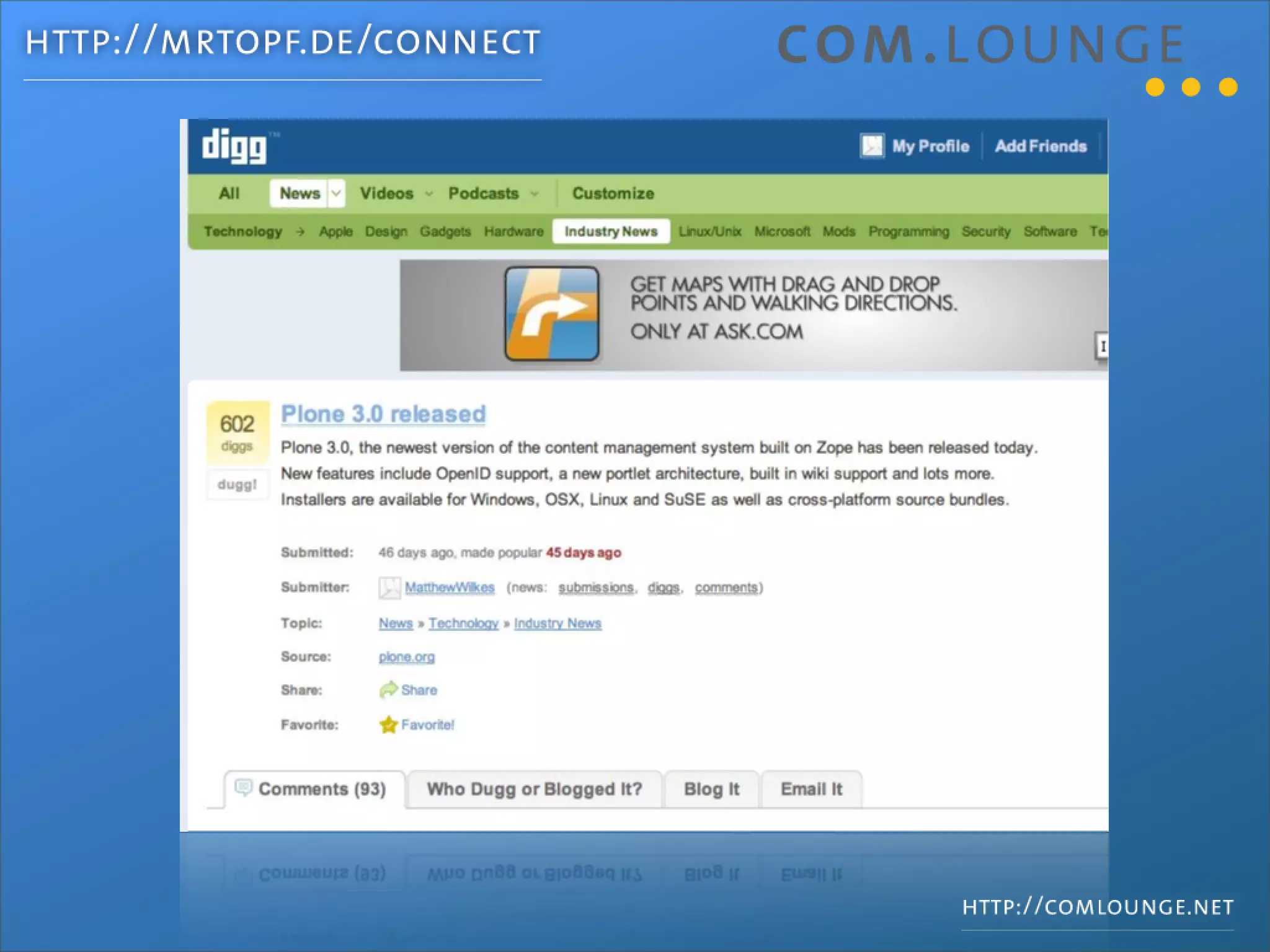 How to market Open Source projects the Web2.0 way