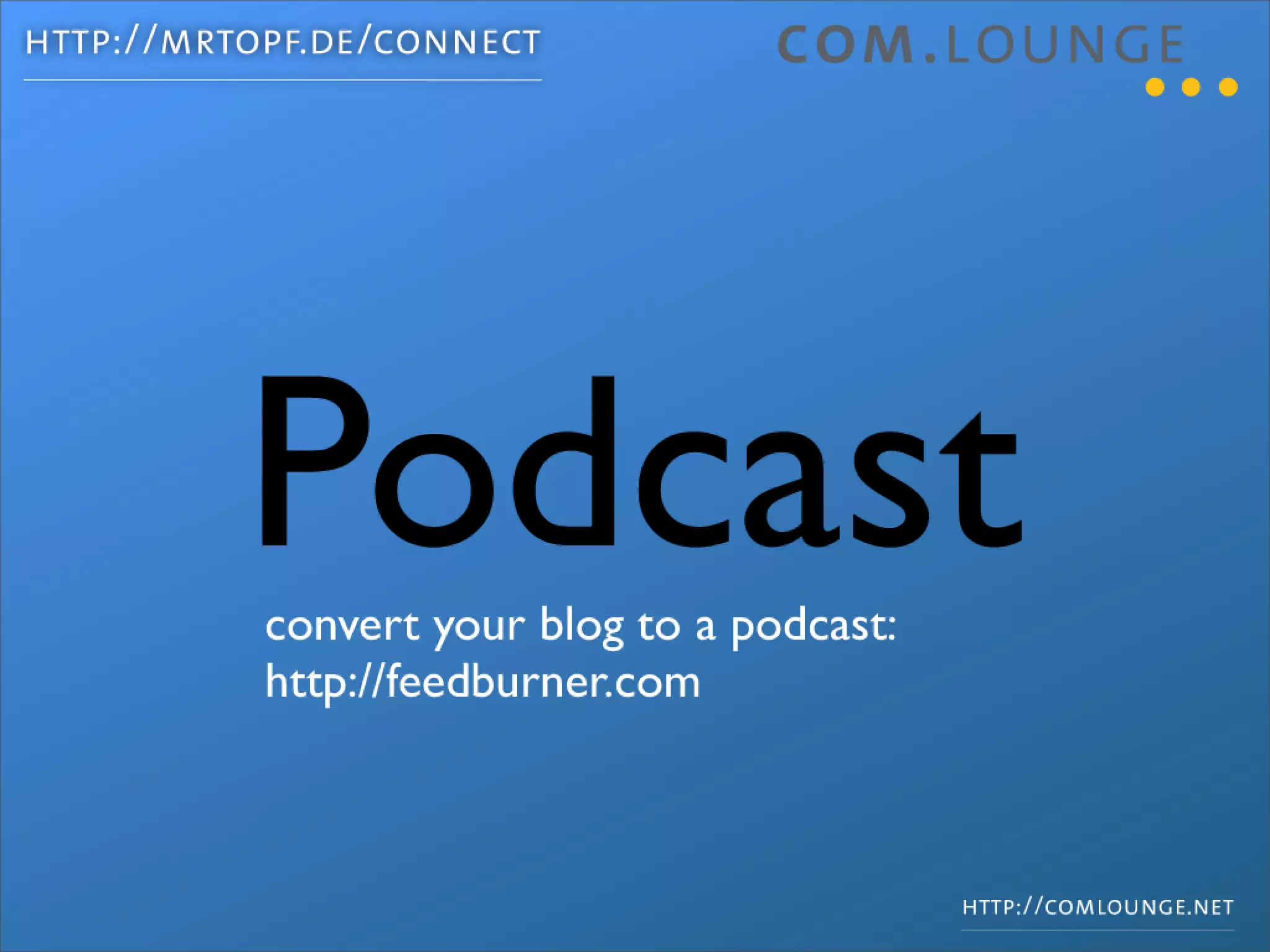 How to market Open Source projects the Web2.0 way