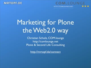 How to market Open Source projects the Web2.0 way