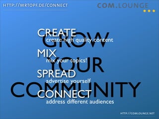 How to market Open Source projects the Web2.0 way